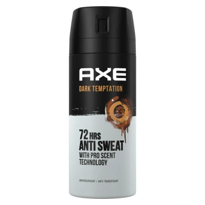 Abbildung von Axe Men Deodorant/Bodyspray „Dark Temptation anti sweat, pro scent 72 Stunden“ 150ml