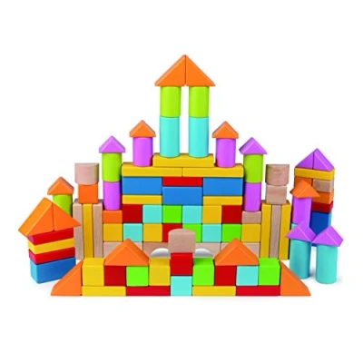Abbildung von Hape Spielbausteine Wunderbare Holzbausteine, (101 St), aus Holz