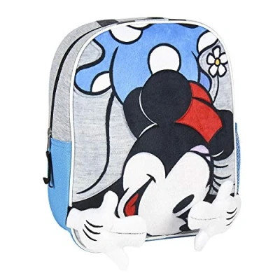 Abbildung von CERDÁ LIFE&#039;S LITTLE MOMENTS Mochila Infantil Minnie Mouse con Aplicaciones de Color Rojo Licencia Oficial Disney Studios, Unisex niños, Multicolor, 230X280X90MM