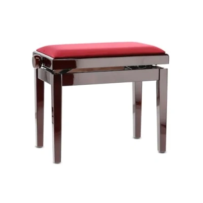 Abbildung von GEWA 130060 Piano Bench Deluxe Mahogany HighGloss