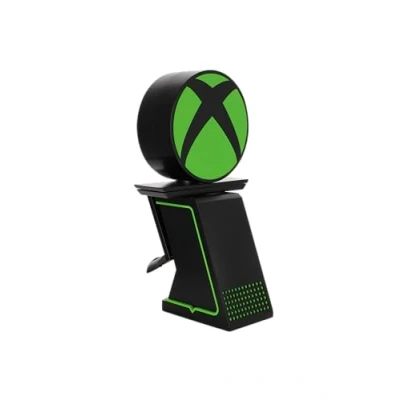 Abbildung von Cableguys Gaming Figurine Ikon Light Xbox Logo Zubehör Halterung für Controller oder Smartphone Inklusive USB Kabel 20 cm