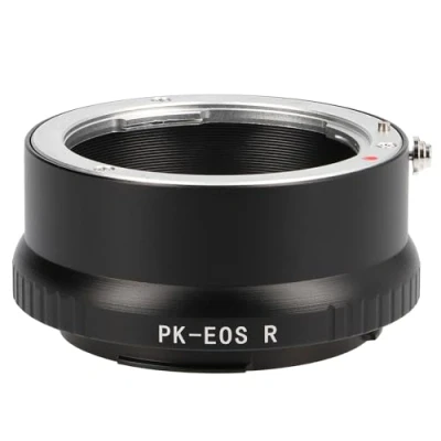 Abbildung von Objektivadapter Kompatibel mit Pentax PK Bajonett Objektive Passend an Canon EOS R Mount