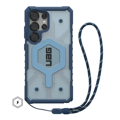 Abbildung von Samsung Galaxy S25 Ultra Hülle Magsafe TPU UAG Pathfinder Clear Lanyard Handyhülle Transparent Shockproof/Stoßfest