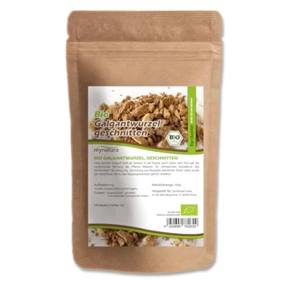Abbildung von Mynatura Bio Galgantwurzel geschnitten I Getrocknet Galgant Pulver Tee Siam Naturprodukt Im Beutel (250g)