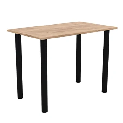 Abbildung von AKKE Esszimmertisch 60 cm x Esstisch Kleiner Tisch Küchentisch Schreibtisch Dining Table Esszimmermöbel Schwarze Beine