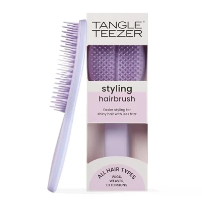 Abbildung von Tangle Teezer Die ultimative Styler Haarbürste, trockenes Styling für Volumen und Glanz, ideal zum Verblenden von Perücken, Weaves, Extensions Clip Ins, weiche Zähne glatte Oberfläche