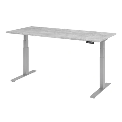 Abbildung von Hammerbacher Schreibtisch XDKB19 Beton/Silber