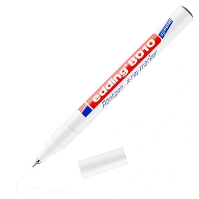Abbildung von 10 x edding Spezialmarker 8010 Röntgenmarker weiß