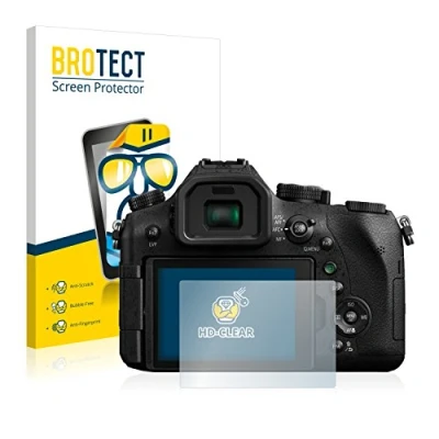 Abbildung von BROTECT (2 Stück Schutzfolie für Panasonic Lumix DMC FZ2000 Displayschutz Folie Ultra Klar