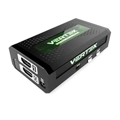 Abbildung von HDFury HDF0110 Vertex 2X 2 HDMI Matrix, 18Gbps für 4K60 4:4:4 600MHz, integrierter Scaler und Formatkonverter schwarz