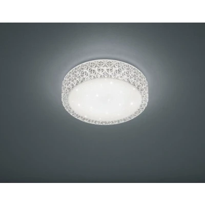 Abbildung von TRIO Leuchten LED Deckenleuchte Pegasus, fest integriert, Warmweiß, Deckenlampe, Wandleuchte mit Starlight Effekt