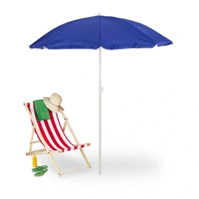 Abbildung von relaxdays Sonnenschirm Blauer 160 cm