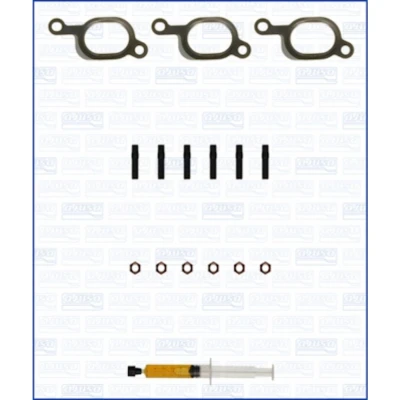 Abbildung von AJUSA JTC11637 Montagesatz, Lader with studs, syringe oil mit Dichtungen Montageanleitung VOLVO: XC90 I, S80 I