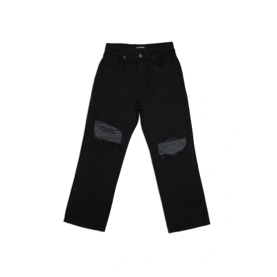 Abbildung von 2Y Studios Anduin Ripped Baggy Jeans Relaxed Fit, Herren, Größe: 28, Black