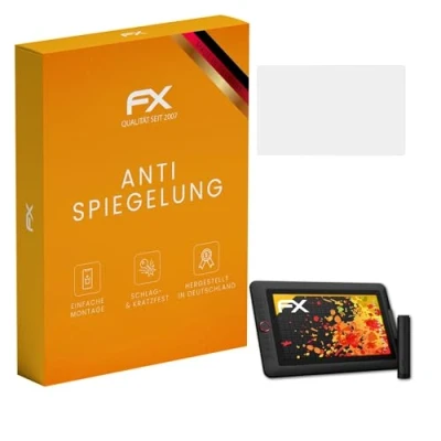 Abbildung von atFoliX Panzerfolie kompatibel mit XP PEN Artist 13.3 Pro Schutzfolie, entspiegelnde und stoßdämpfende FX Folie (2X)