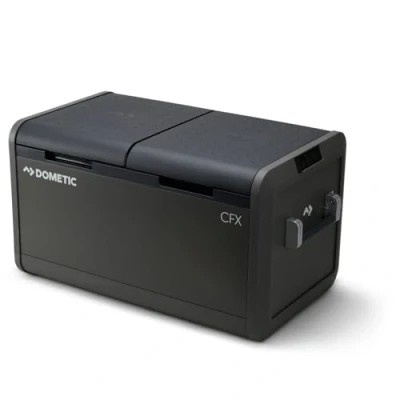 Abbildung von DOMETIC CFX5 75DZ Tragbare Kompressor Kühlbox 75L Zweizonen 12/24V 240V Elektrische Kühlbox, Gefrierbox für Auto, LKW, Boot, Reisemobil, Camping