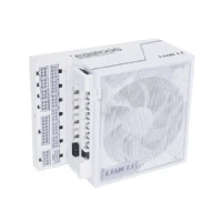 Abbildung von Lian Li Edge Gold 1200 PC Netzteil Weiß, Watt ATX Netzteil, PCIe 5.1, 3.1 PSU 80 Plus Gold, modular, Sleeved Cable Kit, 12VHPWR für NVIDIA RTX, leiser Lüfter, USB Hub &amp; Fan
