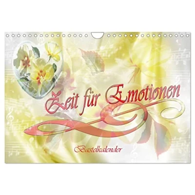 Abbildung von Zeit für Emotionen Bastelkalender (Wandkalender 2025 DIN A4 quer), CALVENDO Monatskalender