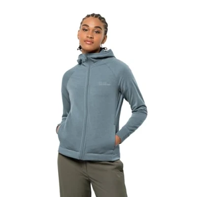 Abbildung von Jack Wolfskin Waldsee Hooded Sweatjacke, Damen, Größe: Small, Citadel