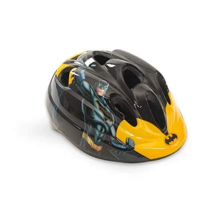 Abbildung von Batman Fahrradhelm Kinderfahrradhelm Sicherheit Helm Fahrrad Kinder Schwarz Gelb
