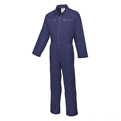 Abbildung von Portwest Baumwoll Overall, Größe: L, Farbe: Marine, C811NARL