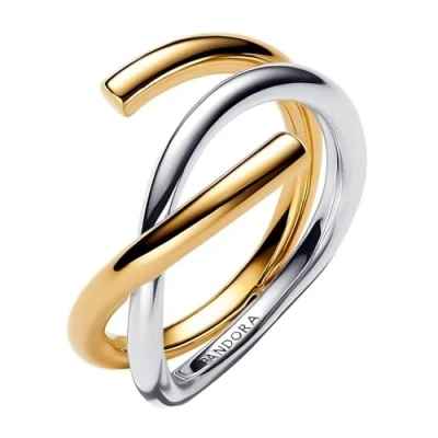 Abbildung von Pandora 163889C00 Damen Ring Zweifarbig