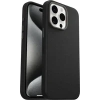 Abbildung von OtterBox Symmetry Series Cactus Leather MagSafe Hülle für iPhone 15 Pro Max, stoßfest, sturzsicher, dünne Schutzhülle, 3x mehr Stürze als nach Militärstandard, Schwarz