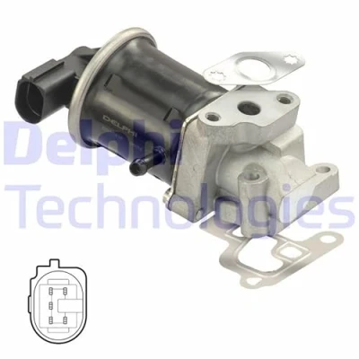 Abbildung von DELPHI EG10416 12B1 AGR Ventil mit Dichtungen VOLKSWAGEN: Lupo / 3L, Polo III Schrägheck, SEAT: Arosa