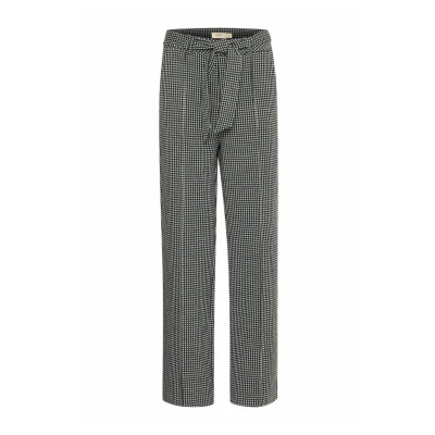 Abbildung von Fransa Blenda Stoffhose, Damen, Größe: 34, Black houndstooth