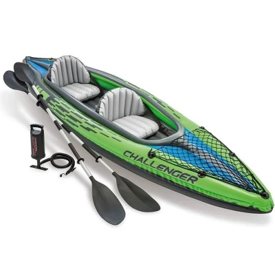 Abbildung von Intex Zweierkajak &quot;Challenger K2&quot;, (Set, mit 2 Paddeln und Luftpumpe)