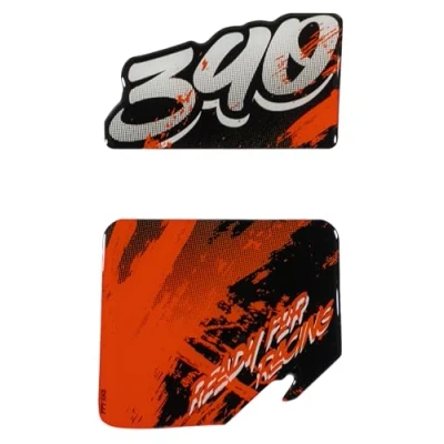 Abbildung von Tankpad Schutzpad Urban Splatter Orange kompatibel mit KTM 390 Duke X502567VA