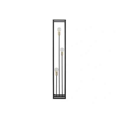 Abbildung von Lindby Stehlampe Tiliane, Leuchtmittel nicht inklusive, Modern, Eisen, Kunststoff, Schwarz matt, 3 flammig, E27, Stehleuchte