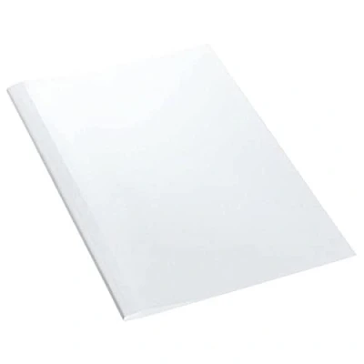 Abbildung von Leitz 177161 Thermobindemappe Standard, A4, Rückenbreite 6 mm, 100 Stück, weiss