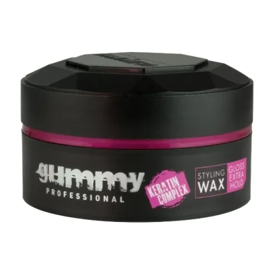 Abbildung von Gummy Professional Haarwachs 3x Haarstyling Wax Hair Gloss Extra Hold 150ml, 3 tlg.