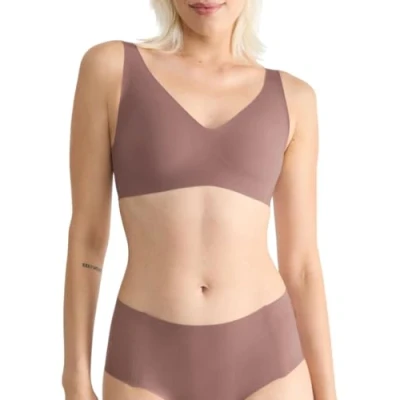 Abbildung von sloggi Women&#039;s Zero Feel 2.0 Soft Bra, Cacao, S Mehr