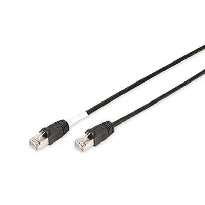Abbildung von DIGITUS LAN Kabel Cat 6 2m Outdoor Netzwerkkabel S/FTP Geschirmt PoE+ &amp; RJ45 Kompatibel zu 6A Grau