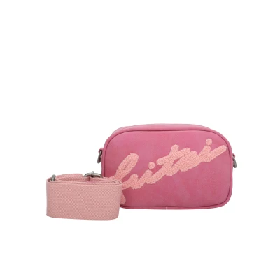 Abbildung von Fritzi aus Preußen EASY GO Limited Flocked Umhängetasche, Damen, Größe: One Size, Sweet pink