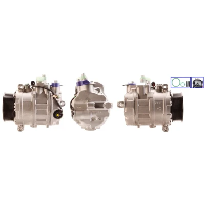 Abbildung von LUCAS ACP799 Kompressor PAG 46 R 134a mit Dichtungen MERCEDES BENZ: ML Klasse, GL, Klasse
