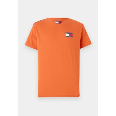Abbildung von Tommy Jeans T Shirt &quot;TJM SLIM ESSENTIAL FLAG TEE EXT&quot;, Mit Rundhalsausschnitt