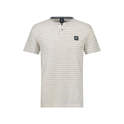 Abbildung von LERROS Henleyshirt &quot;LERROS Herren Serafino Shirt, gestreift&quot;