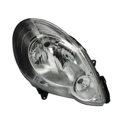Abbildung von ABAKUS 551 1176R LD EM Scheinwerfer rechts H4 chrom für Rechtsverkehr ohne Elektromotor Stellmotor LWR P43t RENAULT: Kangoo II Express