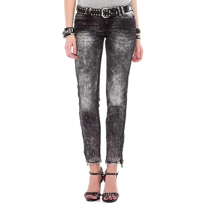 Abbildung von Cipo &amp; Baxx Jeans Slim Fit, Damen, Größe: 25x32, Black