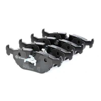 Abbildung von BREMBO P 06 013 Bremsbelagsatz für Verschleißwarnanzeiger vorbereitet mit Kolbenclip ohne Zubehör BMW: 3 Limousine, Cabrio, Touring