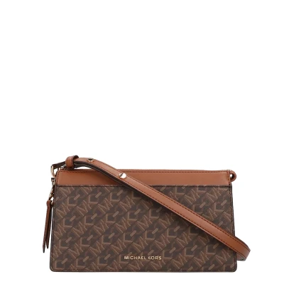 Abbildung von Michael Kors Empire Umhängetasche, Damen, Größe: One Size, Brown/luggage