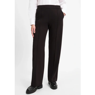 Abbildung von MAC Jeans Chiara Stoffhose, Damen, Größe: 42x30, Schwarz