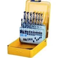 Abbildung von DEWALT Metallbohrer Set DT5923 (19 teiliges in Metallkassette, gefertigt aus Hochleistungs Schnellschnittstahl (HSS) nach DIN 338)