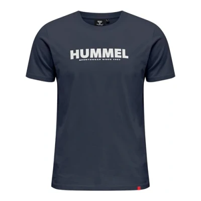 Abbildung von Hummel Lifestyle Textilien Legacy Tshirt print, Größe: Large, Blue nights