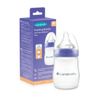 Abbildung von Lansinoh Lansinoh, NaturalWave Sauger Kunststoff Flasche, 160 ml