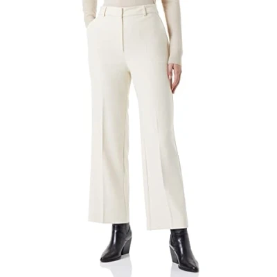Abbildung von SELECTED FEMME A/S Damen Slfmyla Hw Wide Pant Noos Hose, Birch, 38W / 32L EU