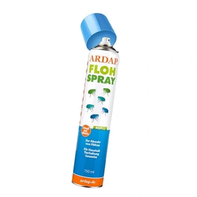 Abbildung von ARDAP Repell Flohspray für Wohnung und Möbel 750ml Alternative zum Fogger gegen Flöhe / Floh Flohmittel Umgebungsspray Wirkt schnell &amp; effektiv (PT19)